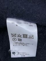 COMOLI◆セーター(薄手)/1/ウール/NVY/y03-02010/ウールハーフジップシャツ//_画像5