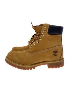 Timberland◆6-inch Premium Boots/レースアップブーツ/US7.5/CML/レザー//