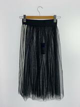 adidas◆SKIRT TULLE/L/ポリエステル/ブラック/DX3696//_画像2