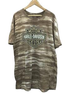 HARLEY DAVIDSON◆Tシャツ/XL/コットン/BRW//