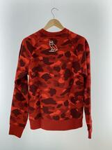 A BATHING APE◆×OCTOBERS VERY OWN/スウェット/L/コットン/レッド/カモフラ/001AWG231907//_画像2