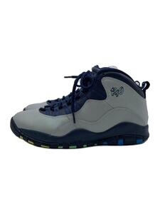 NIKE◆NIKE/AIRJORDAN 10 RETRO/エアジョーダンレトロ/グレー/310805-019/26.5cm//