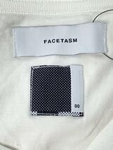 FACETASM◆Tシャツ/0/コットン/WHT/無地//_画像3