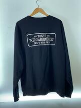 NEIGHBORHOOD◆スウェット/XL/コットン/BLK/202MBNH-CSM01_画像2