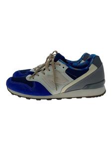 NEW BALANCE◆ローカットスニーカー/24.5cm/BLU/スウェード/WR996GM