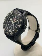 LUMINOX◆SAPPHIRE CRYSTAL/クォーツ腕時計/アナログ/BLK/BLK/カーボン/3000/3900V3//_画像2