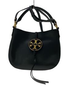 TORY BURCH◆ショルダーバッグ/レザー/BLK/10005626//