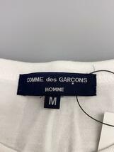 COMME des GARCONS HOMME◆ポケットT/M/コットン/WHT/無地/HG-T006_画像3