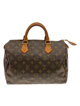 LOUIS VUITTON◆1)スピーディ35_モノグラム・キャンバス_BRW/PVC/BRW_画像1