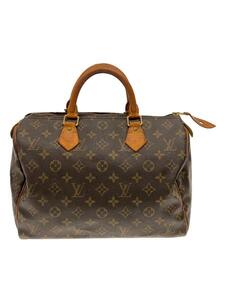 LOUIS VUITTON◆1)スピーディ35_モノグラム・キャンバス_BRW/PVC/BRW