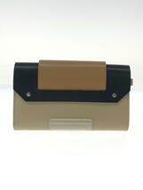 calede checli/PUZZLE LONG WALLET/長財布/レザー/BEG_画像2
