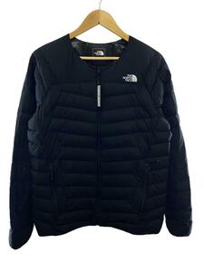 THE NORTH FACE◆THUNDER ROUNDNECK JACKET_サンダーラウンドネックジャケット/L/ナイロン/BLK