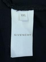 GIVENCHY◆23SS/リバースフロントロゴTシャツ/XXL/コットン/BLK/無地/BW707Z3Z5W-001_画像4