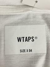 WTAPS◆Tシャツ/4/コットン/WHT/231ATDT-CSM34_画像3