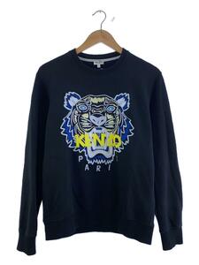 KENZO◆スウェット/S/コットン/BLK/無地/F855SW0014XA