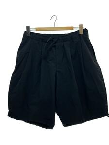 Reft/Wide Shorts/ショートパンツ/M/ナイロン/BLK/無地/830011