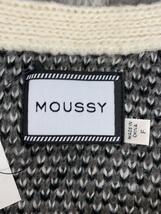 MOUSSY◆カーディガン(厚手)/FREE/アクリル/GRY/チェック/010GAJ70-5420-1/_画像3