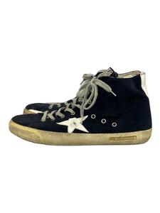 GOLDEN GOOSE◆Francyスウェードスニーカー/ハイカットスニーカー/44/BLK/スウェード/