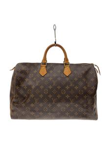 LOUIS VUITTON◆1)スピーディ40_モノグラム・キャンバス_BRW/PVC/BRW