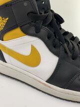 NIKE◆AIR JORDAN 1 MID_エアジョーダン 1 ミッド/27cm/BLK_画像8