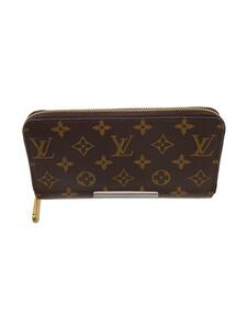 LOUIS VUITTON◆2)ジッピー・ウォレット_モノグラム・キャンバス_BRW_ブラウン/PVC/BRW/レディース