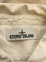 STONE ISLAND◆長袖シャツ/M/コットン/WHT/691511205/LOTT-18-53663_画像3