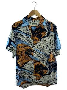 WACKO MARIA◆HAWAIIAN SHIRT S/S/M/レーヨン/マルチカラー/総柄/21SS-WMS-HI01