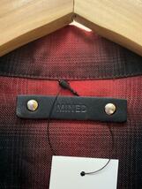 MINEDENIM◆長袖シャツ/1/レーヨン/RED/チェック/MND-TSK001-17-012_画像3