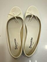 repetto◆パンプス/37.5/WHT/エナメル_画像3