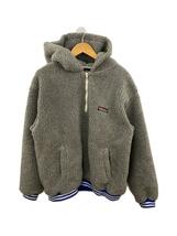 X-LARGE◆22AW/HALF ZIP BOA HOODIE/L/ポリエステル/GRY/101224012013_画像1