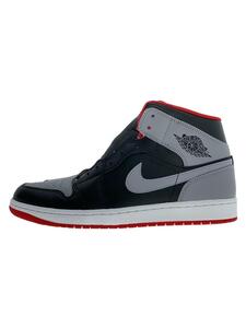 NIKE◆AIR JORDAN 1 MID_エア ジョーダン 1 ミッド/29cm/GRY