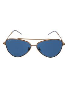 Ray-Ban◆Aviator Reverse/サングラス/ティアドロップ/GLD/BLU/メンズ/RBR0101S