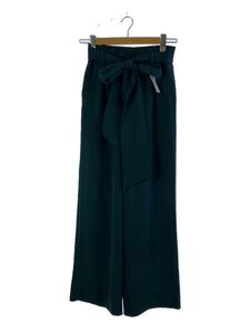 HYKE◆23SS/WIDE LEG PANTS/2/ポリエステル/GRN/232-13257