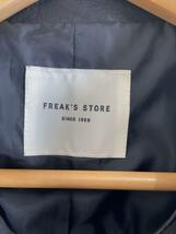 FREAK’S STORE◆レザージャケット・ブルゾン/FREE/フェイクレザー/BLK/無地/213-3506_画像3