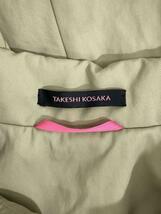 TAKESHI KOSAKA by Y’s Pink Label◆トレンチコート/2/ナイロン/KHK/無地/YD-C41-630_画像3
