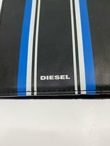 DIESEL◆2つ折り財布/-/BLK/ボーダー/メンズ_画像3