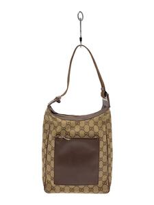 GUCCI◆ショルダーバッグ/キャンバス/BRW/総柄/019・0537・1705