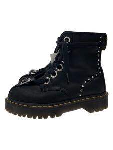 Dr.Martens◆レースアップブーツ/UK4/BLK/レザー