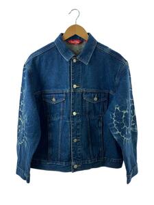 Supreme◆shibori denim trucker jacket/Gジャン/S/デニム/IDG