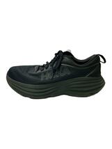 HOKA ONE ONE◆M BONDI 8 WIDE/ローカットスニーカー/27cm/BLK/1127953_画像1