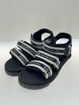 SHAKA◆BELTED SANDAL/25cm/BLK/STUDIOUS別注/_画像2