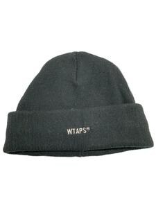 WTAPS◆ニットキャップ/-/アクリル/BLK/メンズ/222MADT-HT04