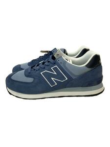 NEW BALANCE◆タグ付/ローカットスニーカー/26cm/BLU/スウェード/U574WS2