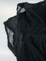 nest Robe◆半袖ワンピース/FREE/リネン/BLK/01192-1146_画像4