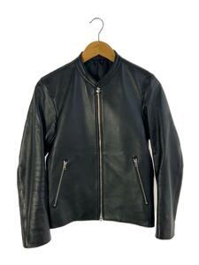 LIDNM* single rider's jacket /S/ sheep leather /BLK/ plain /L17SS-17