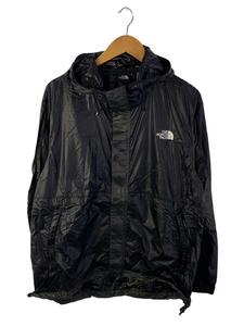 THE NORTH FACE◆BRIGHT SIDE JACKET_ブライトサイドジャケット/L/ナイロン/BLK/無地