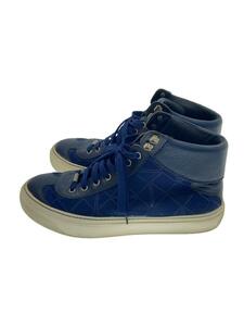 JIMMY CHOO◆JIMMY CHOO ジミーチュウ ハイカットスニーカー/43/BLU/スウェード