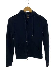 MONCLER◆ジップパーカー/XS/コットン/BLK/無地/510938487700