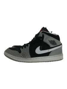 NIKE◆AIR JORDAN 1 MID SE_エア ジョーダン 1 ミッド SE/26.5cm/GRY//