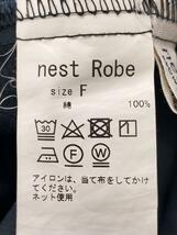 nest Robe◆ノースリーブVネックワンピース/FREE/コットン/BLK/無地/01221-1179-1//_画像3